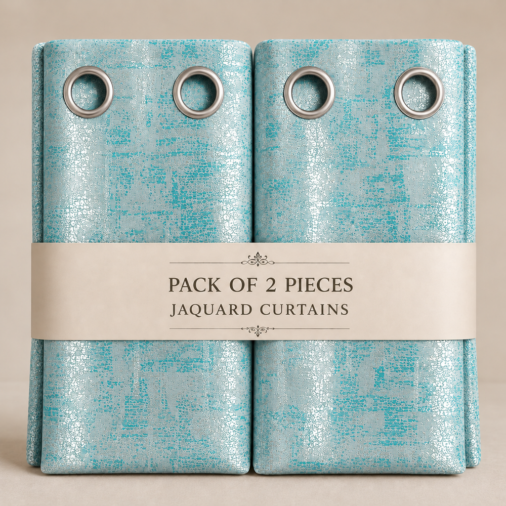 Polyester Silk Jaquard Curtains