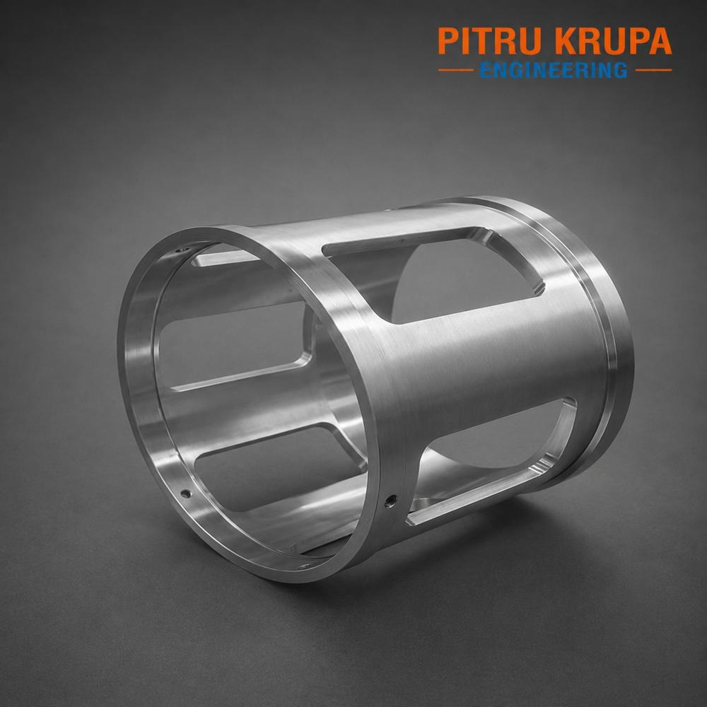 CNC Machined Aluminium Cylindrical Housing