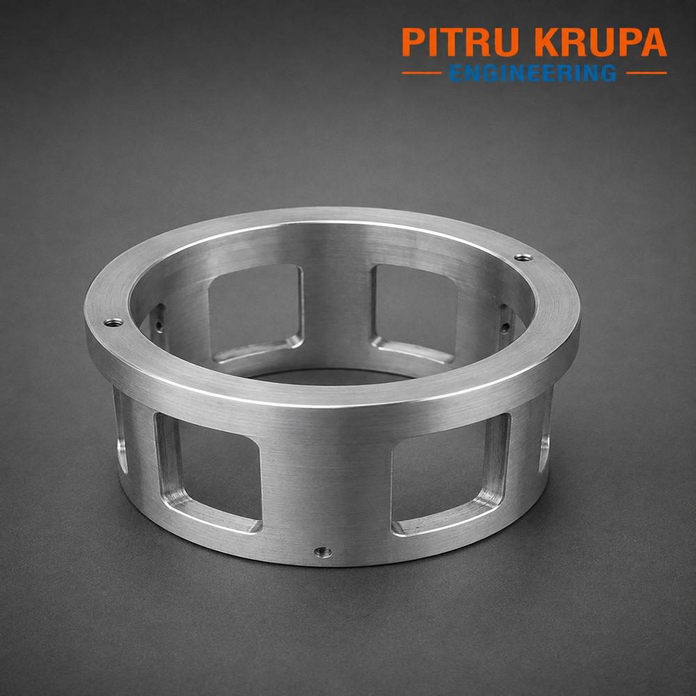 CNC Machined Aluminium Cylindrical Housing