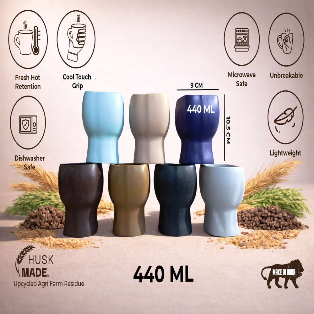 Indoor Planters 440 ml Ecofriendly Planter with less carbon Manufacture | Desk Planter |