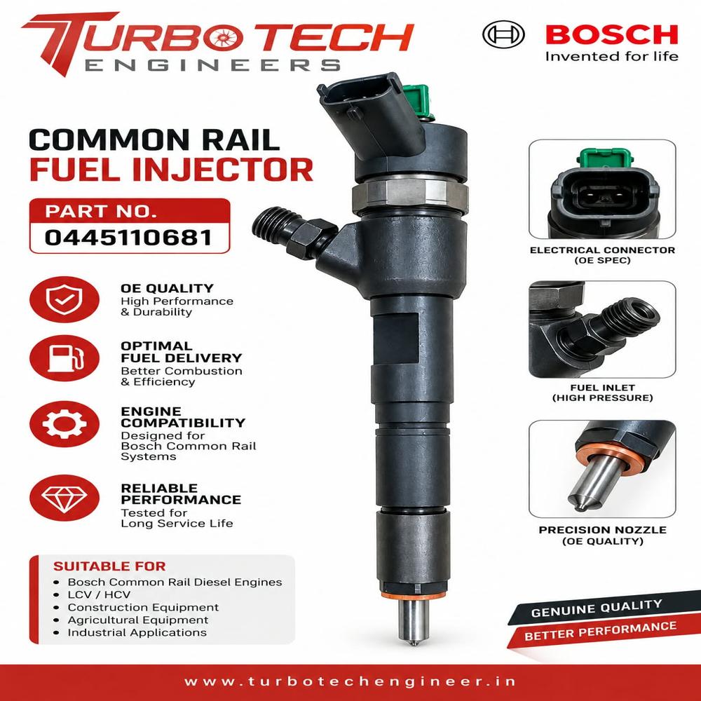 Bosch Common Rail Fuel Injector 0445110681