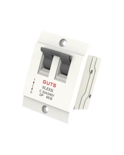 Guts Double Pole Screw Type Mini Trip MCB