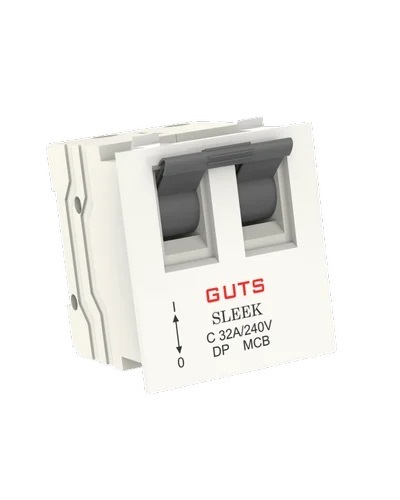 Guts Double Pole Modular Type Mini Trip MCB