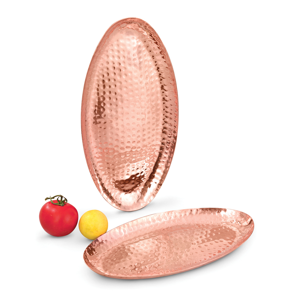 Copper Oval Platter