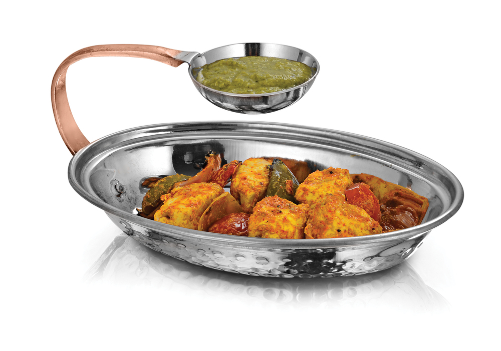 Stainless Steel Oval Chip And Dip