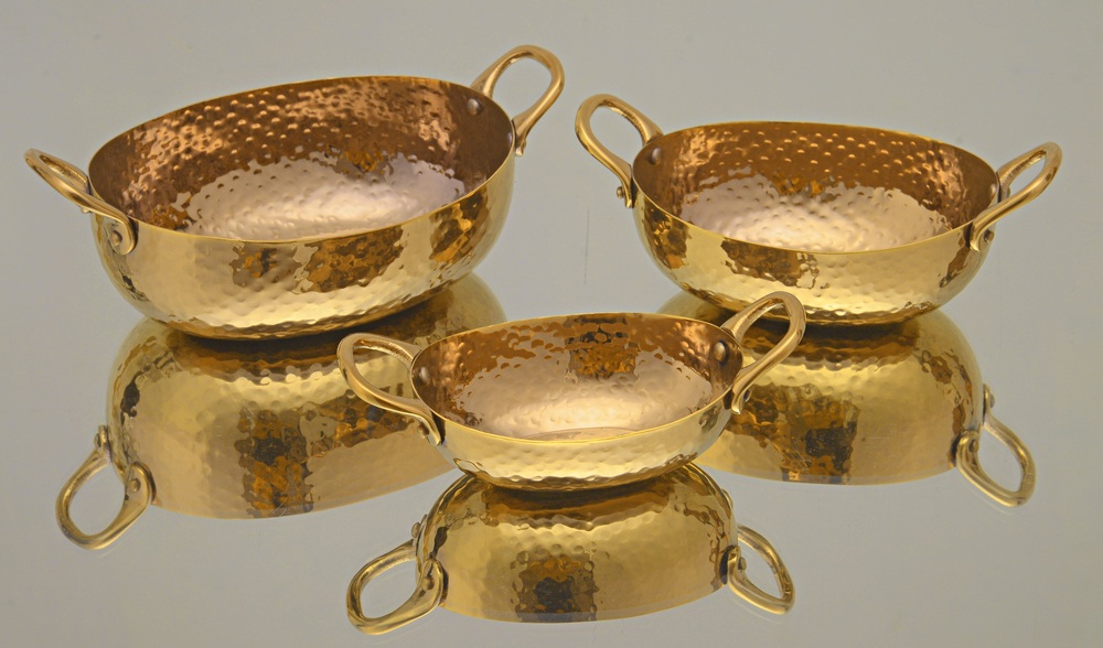Gold Oval Deep Boat Pan