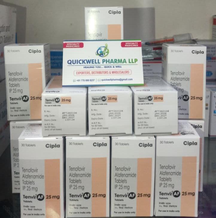 Tenofovir Alafenamide 25Mg Tablets - Brand Name: Tenvir Af