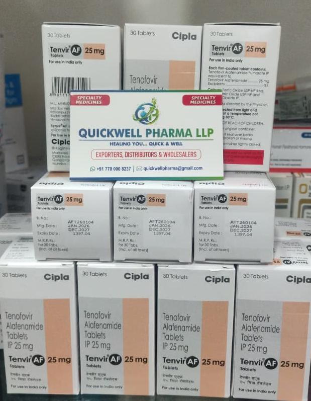 TENOFOVIR ALAFENAMIDE 25MG TABLETS