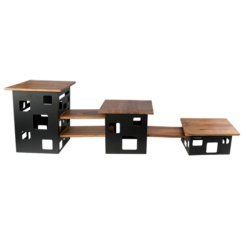 Cube Black Buffet Riser