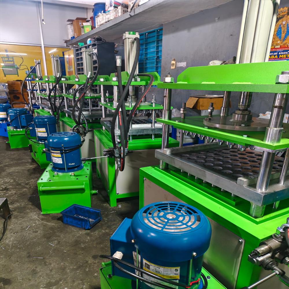 49 Cavity Cup Sambrani Machine