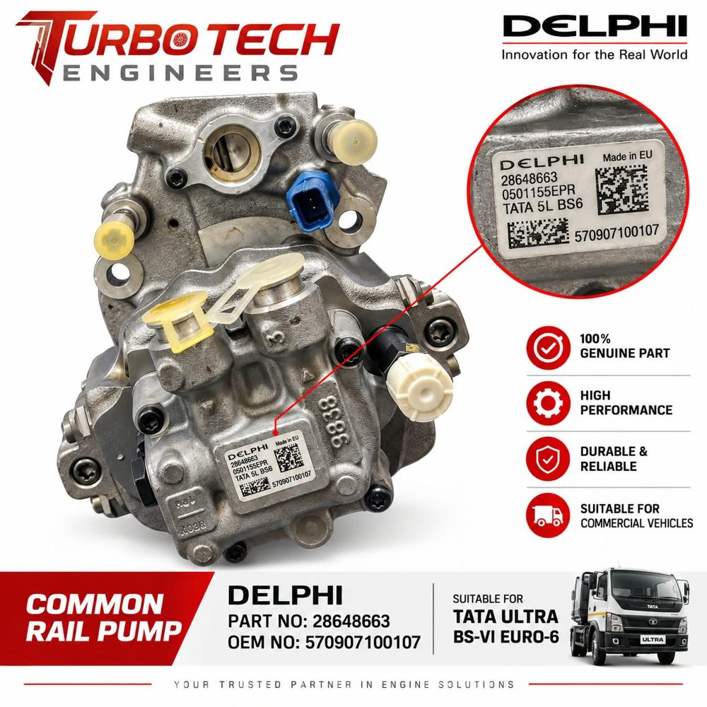 Delphi Common Rail Pump Tata Ultra BS6 28648663