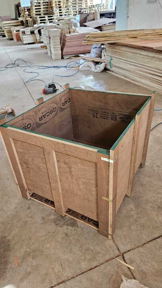 Wooden Shipping Crate Box