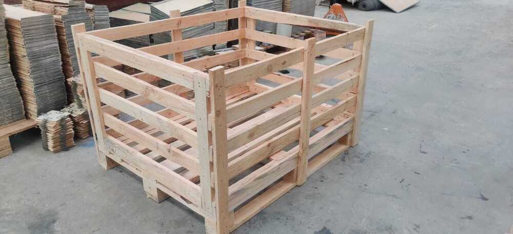 Wooden Slatted Crate