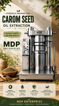 Hydraulic Carom Seed Oil Extraction Machine