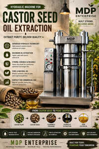 Hydraulic Castor Seed Oil Extraction Machine