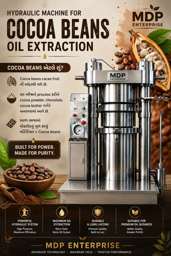 Hydraulic Cocoa Bean Oil Extraction Machine Hydraulic Cocoa Bean Oil Extraction Machine