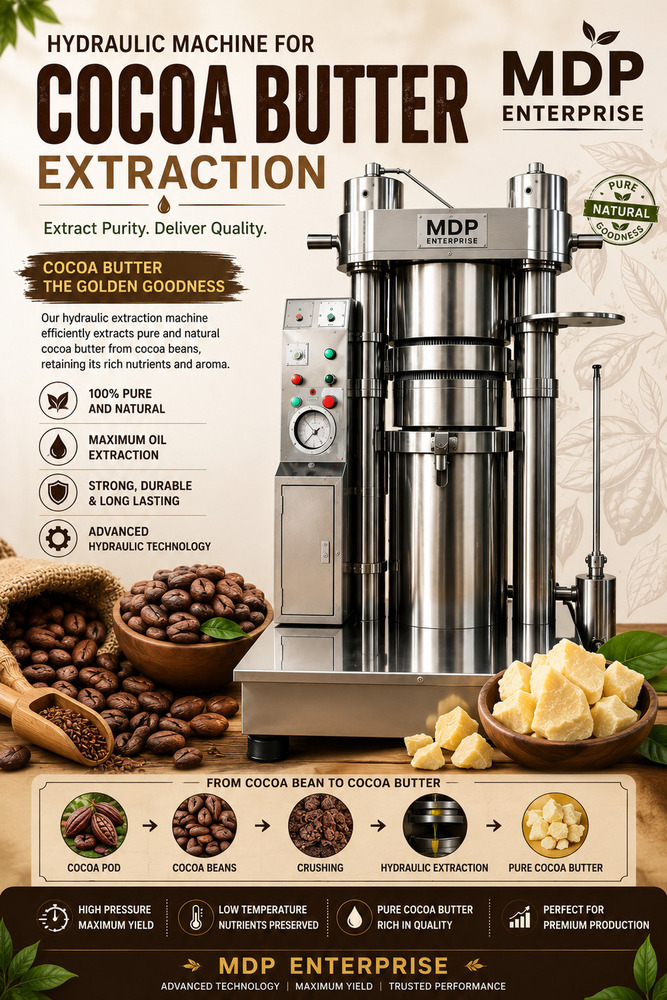 Hydraulic Cocoa Butter Extraction Machine Hydraulic Cocoa Butter Extraction Machine