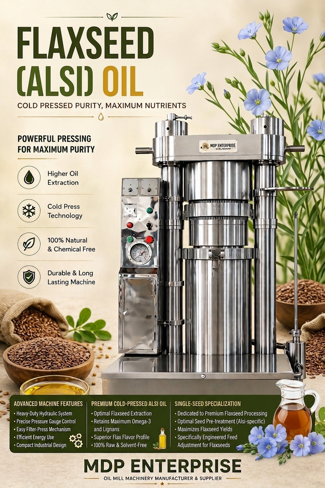 Hydraulic Flaxseed Oil Extraction Machine Hydraulic Flaxseed Oil Extraction Machine