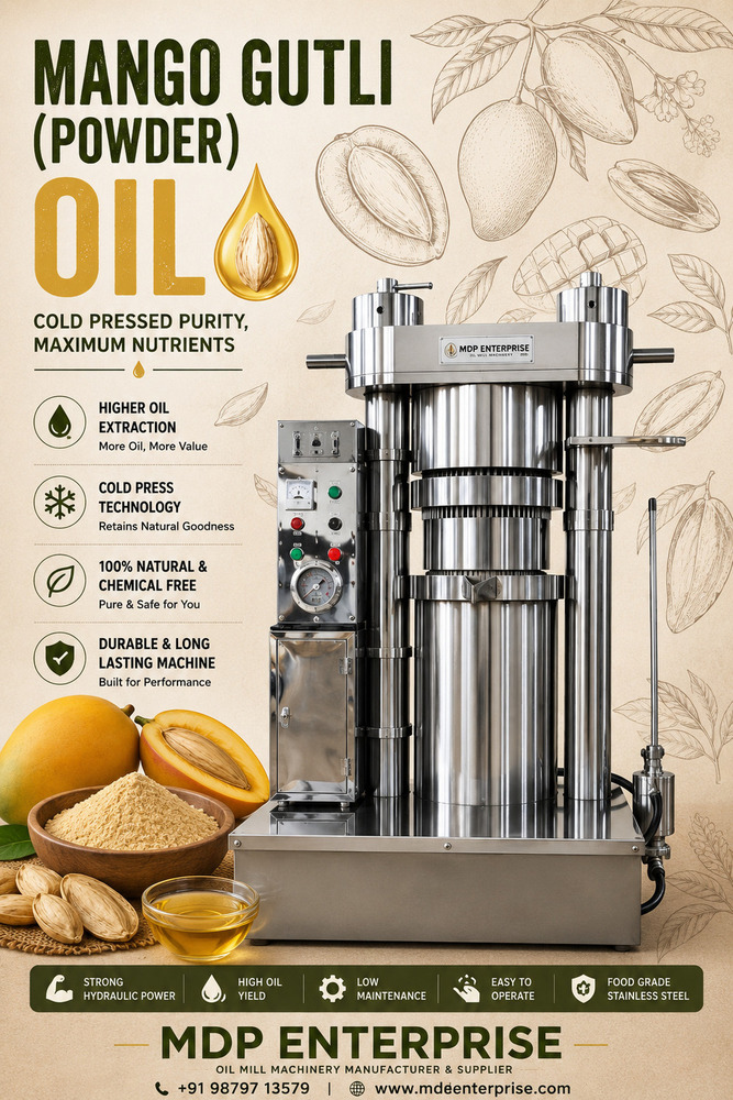 Hydraulic Mango Kernel Oil Extraction Machine Hydraulic Mango Kernel Oil Extraction Machine