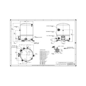 Danfoss NTZ Series Reciprocating Low Temperature Compressor