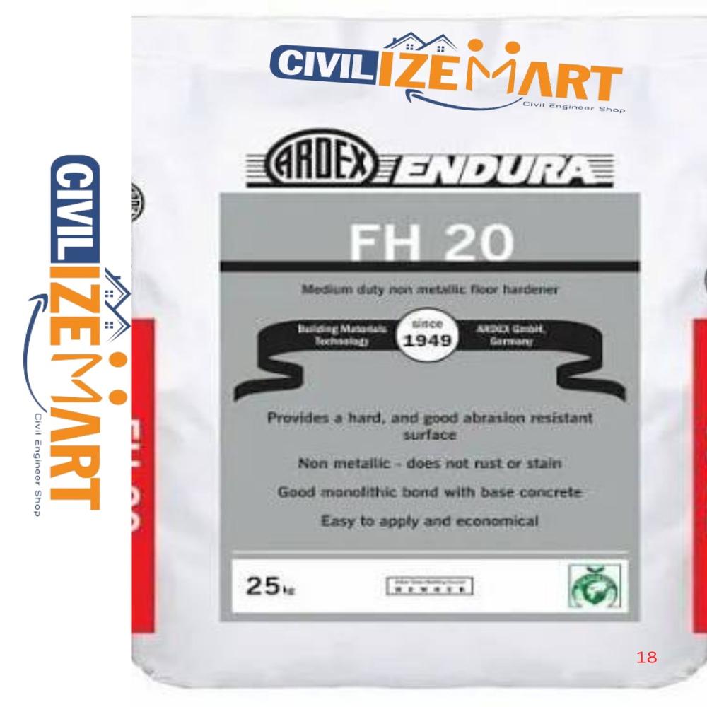 Ardex Fh20 - Application: Surface Hardening Of Fresh Concrete Floors
