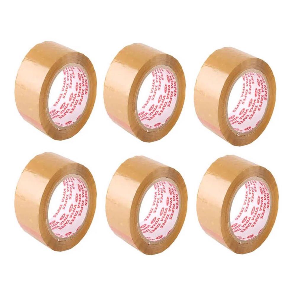 Brown Cello Tape - Coating Type: Emulsion Pressure-sensitive Water-based Acrylic Coating