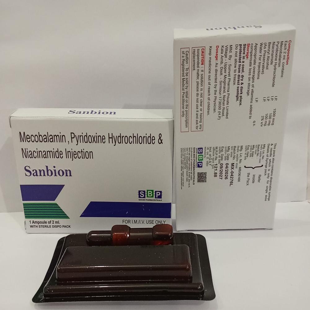 Sanbion Injection - Life Span: 24 Months