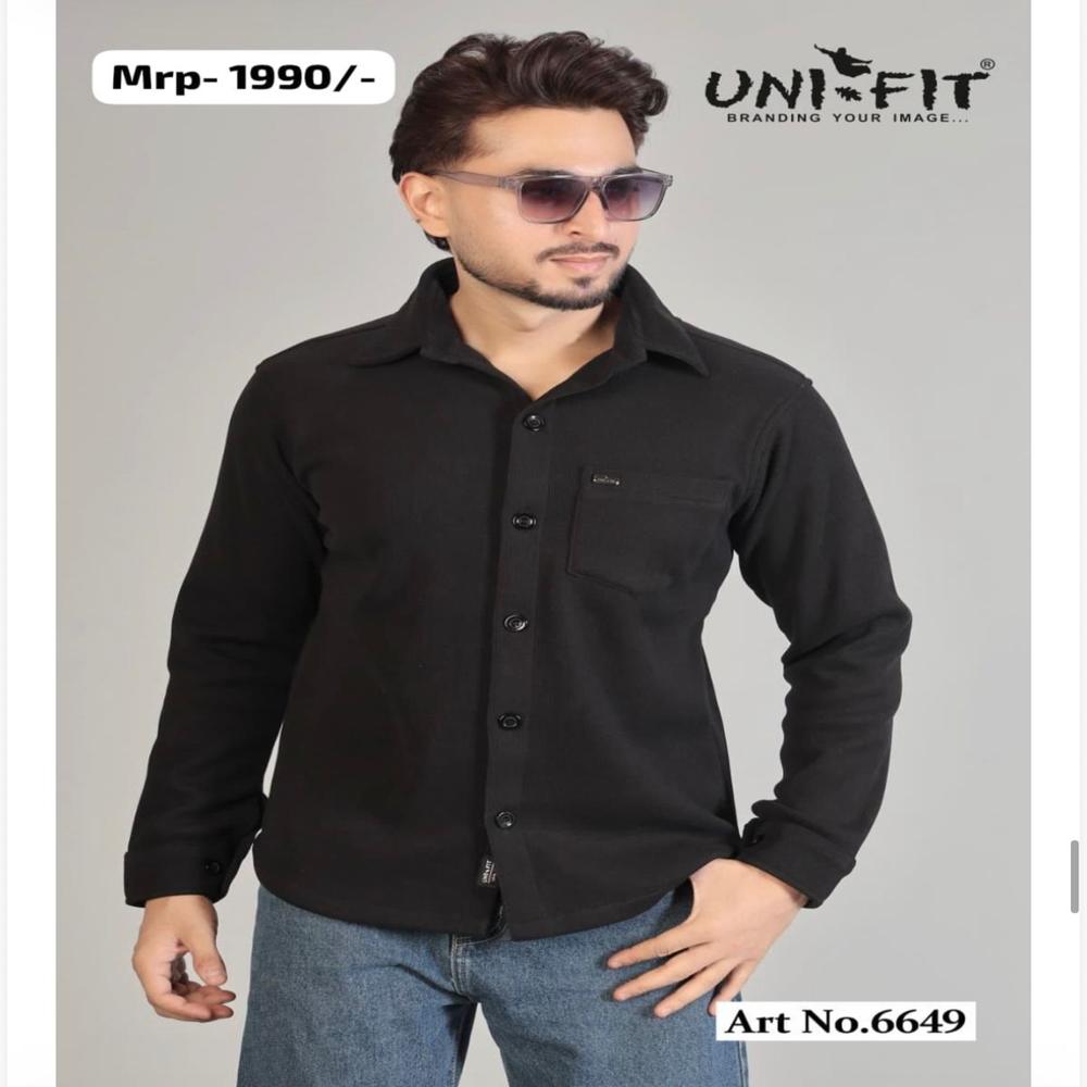 Mens Black Shacket