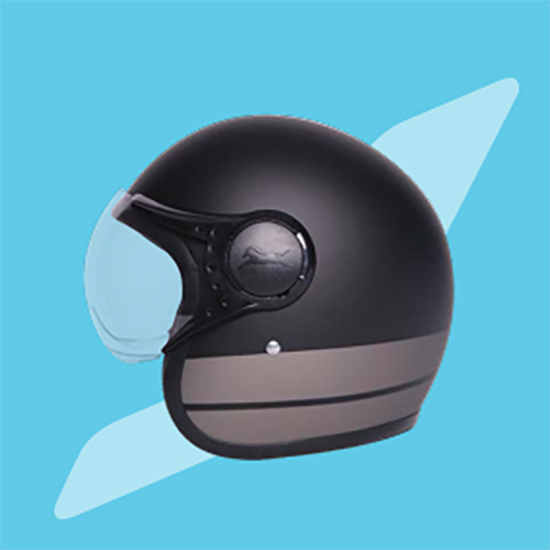 Titanium Grey Matte Jupiter 110 Helmets
