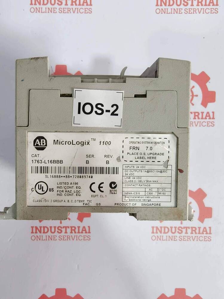 ALLEN BRADLEY 1763-L16BBB Compact MicroLogix 1100 Programmable Logic Controller