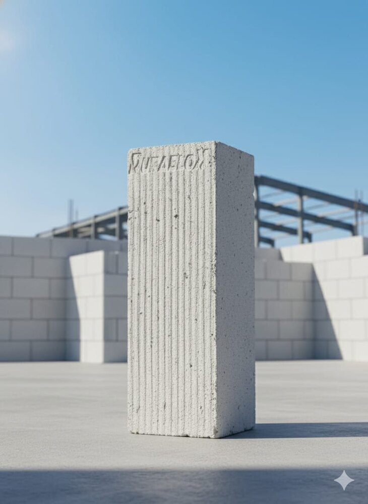 6inch Aac Block - Color: Gray