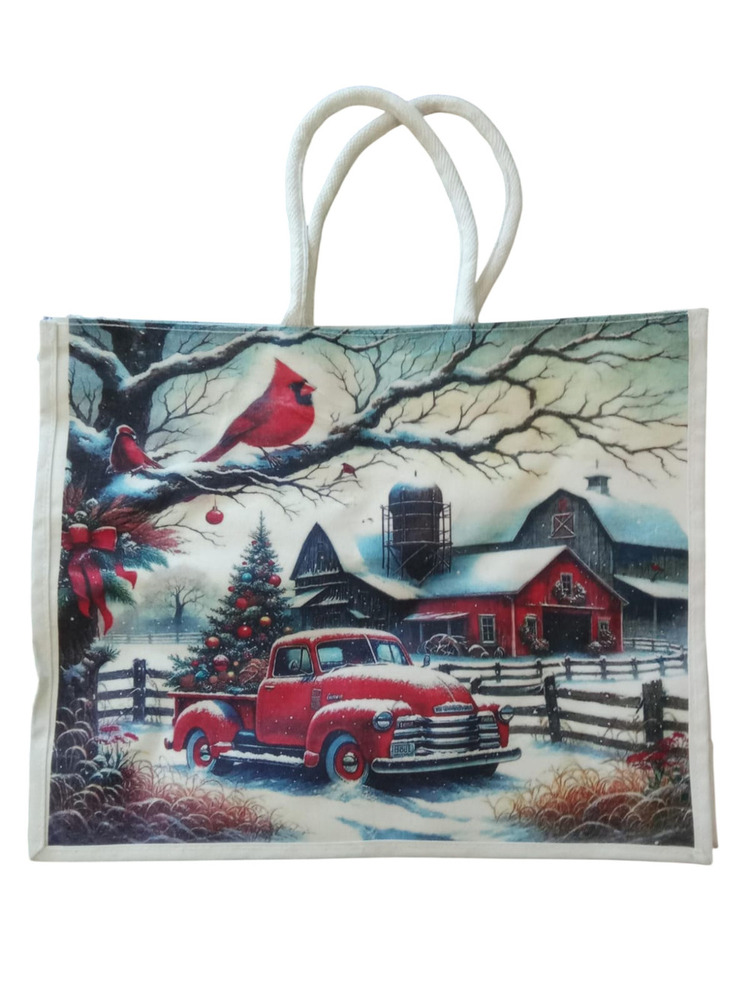 Designer Canvas Shopping Bag