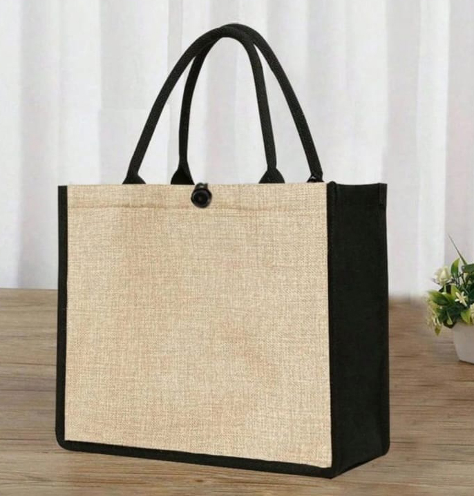 Yellow Linen Sublimation Tote Bag