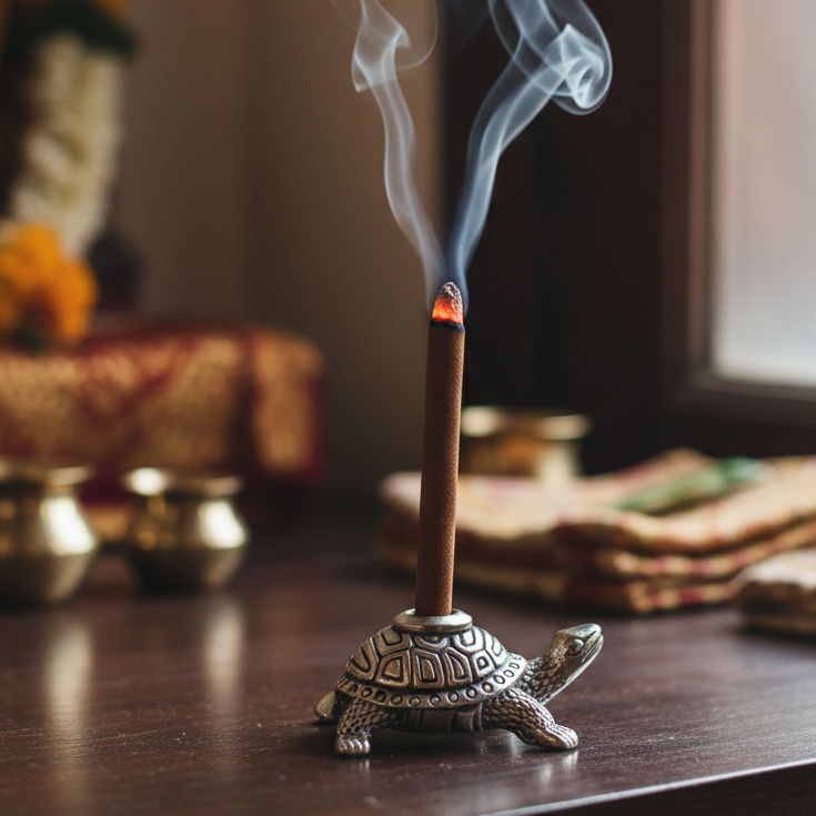 Turtle Dhoop Stand