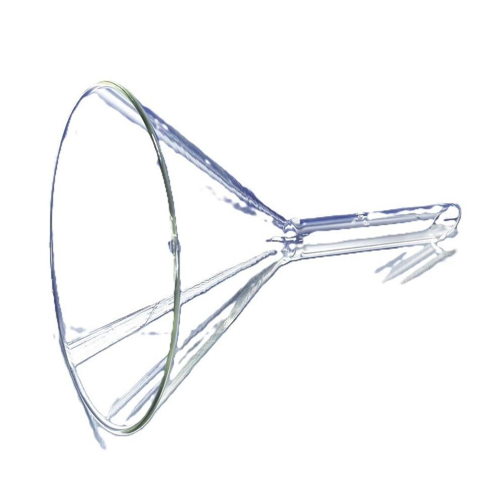 laboratory conical glass funnel