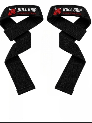 Heavy Cotton Weight Lifting Straps (Single Loop - Feature: Improve Flexibility