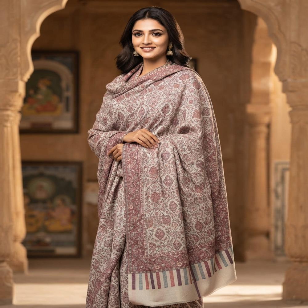 Pure Wool Woven Kani Shawls