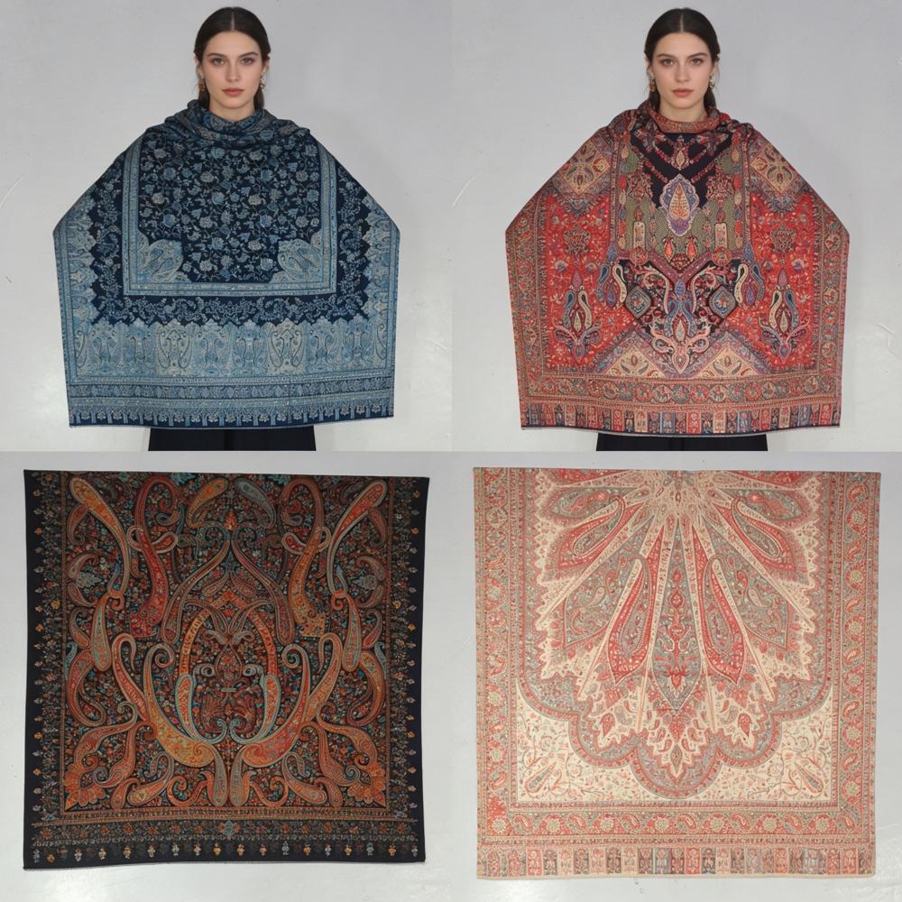 Pure Wool Woven Kani Shawls