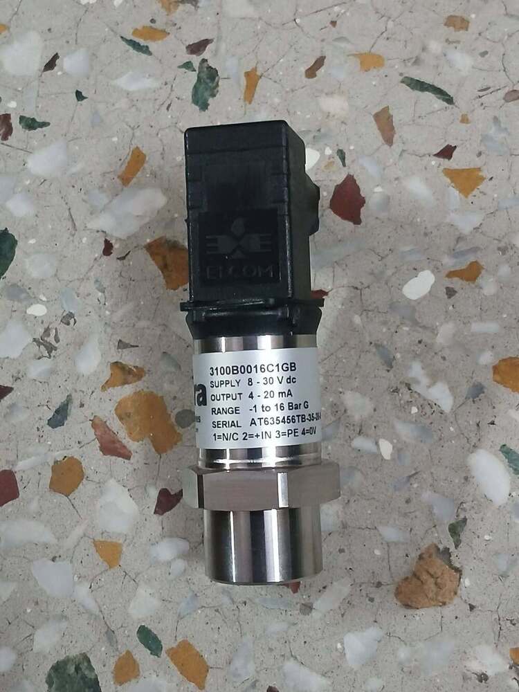 SETRA Pressure Transmitter Part No 3100B0016C1GB Range -1 TO -16 Bar