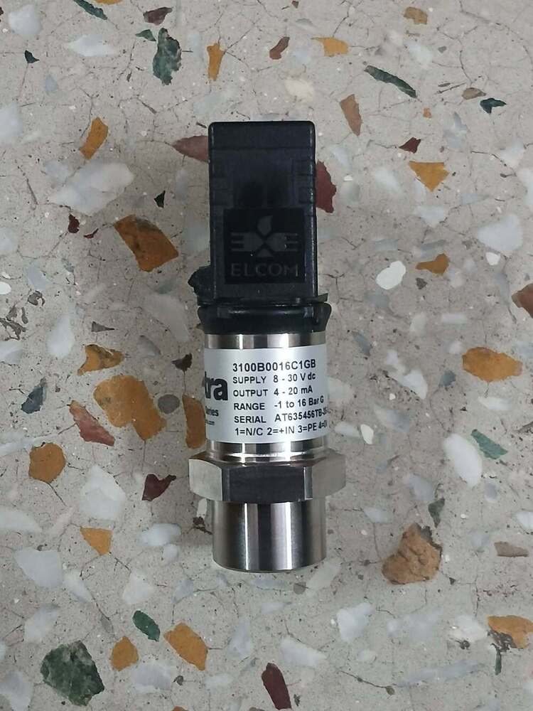SETRA Pressure Transmitter Part No 3100B0016C1GB Range -1 TO -16 Bar