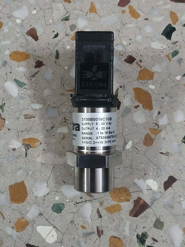 SETRA Pressure Transmitter Part No 3100B0016C1GB Range -1 TO -16 Bar