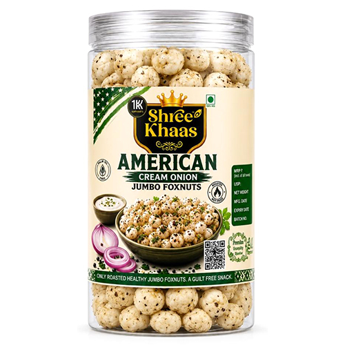 Cream Onion Jumbo Foxnuts Makhana