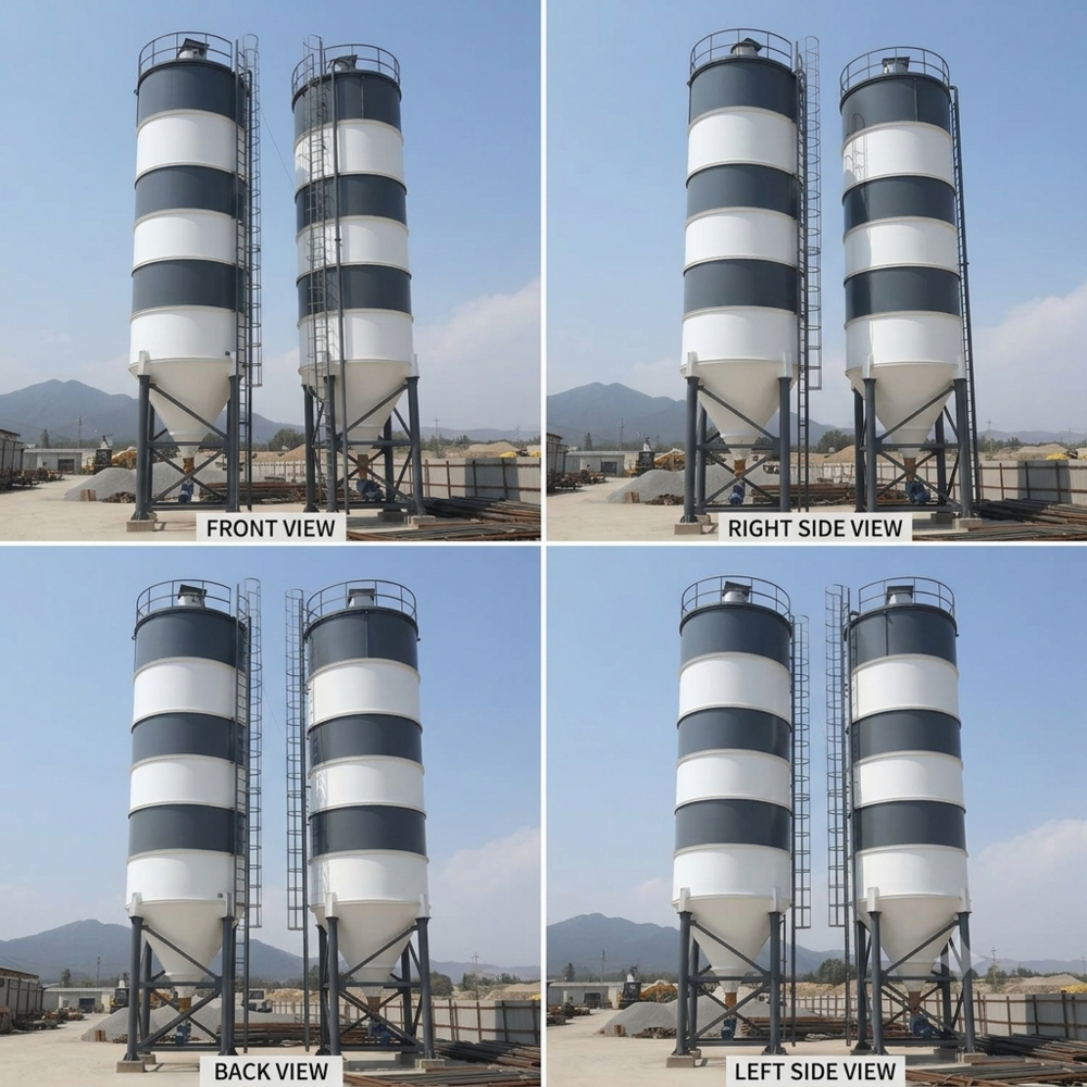 Fly Ash Vertical Cement Storage Silo