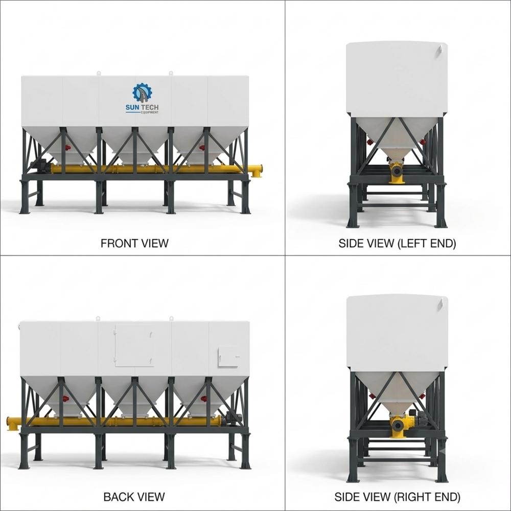 Fly Ash Horizontal Cement Storage Silo