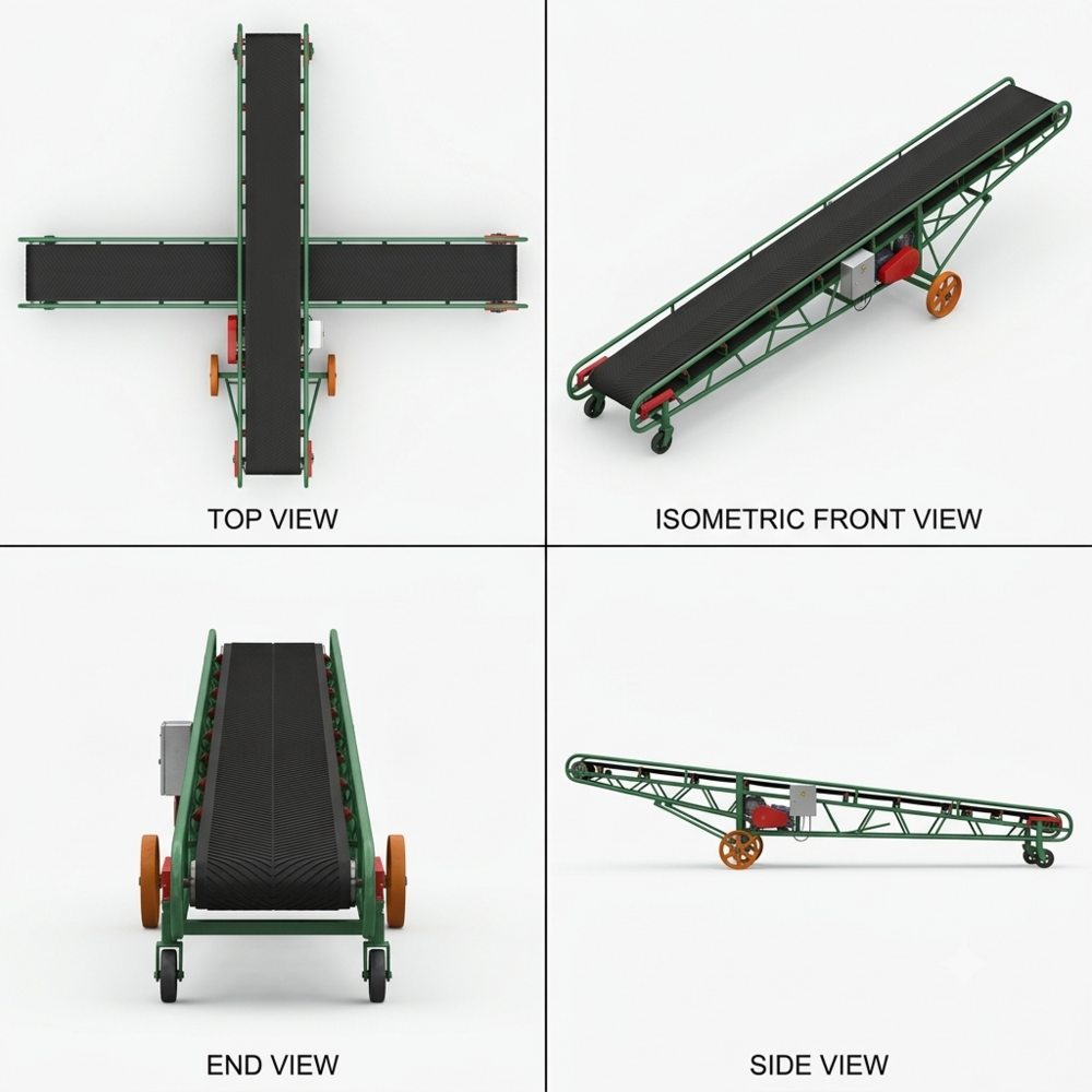 Conveyor System - Color: As Per Requerment