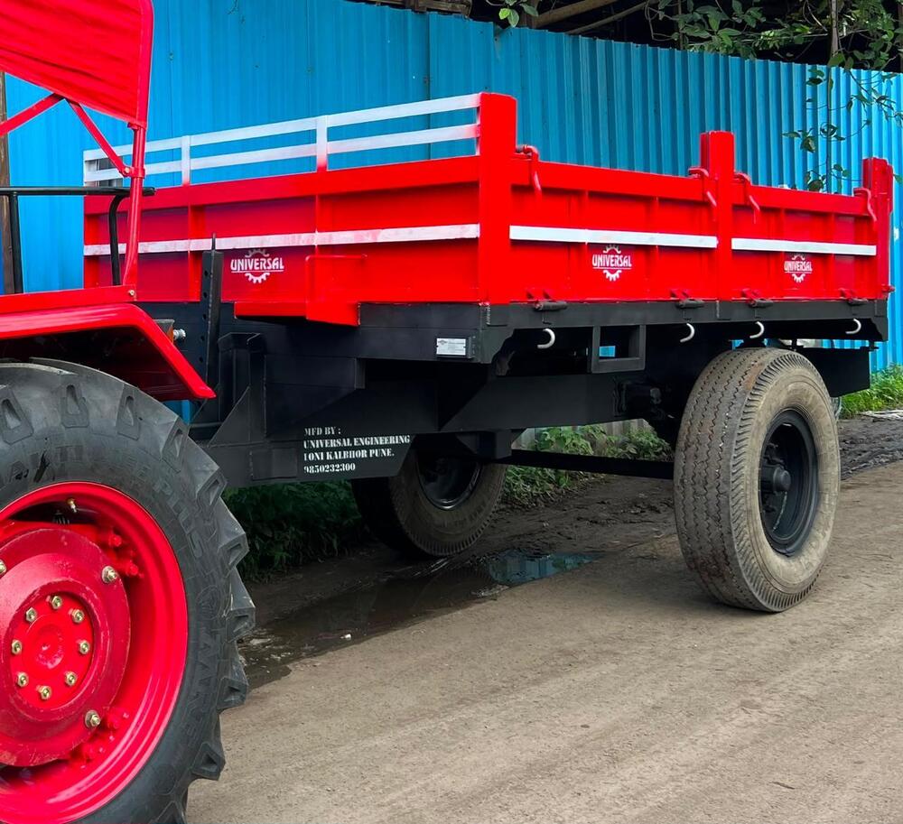 Two Wheel Tipping Trailer Deluxe Heavy Duty - Dimension (L*W*H): 10Ft X 6.25Ft X 1.5Ft
