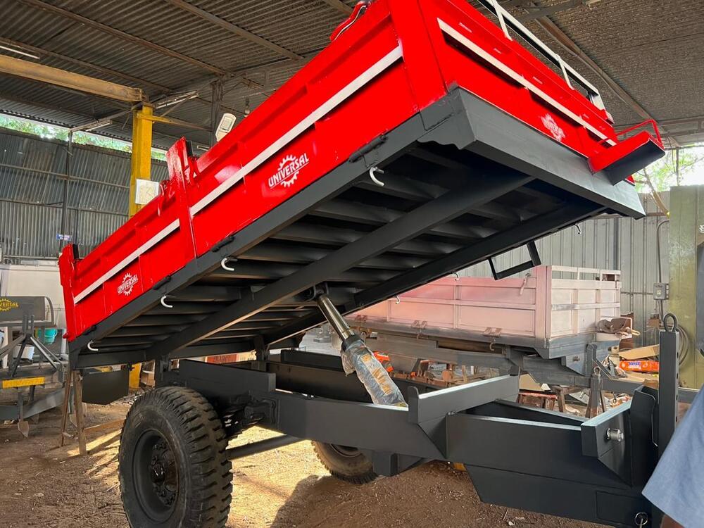 Two Wheel Tipping Trailer Deluxe Heavy Duty