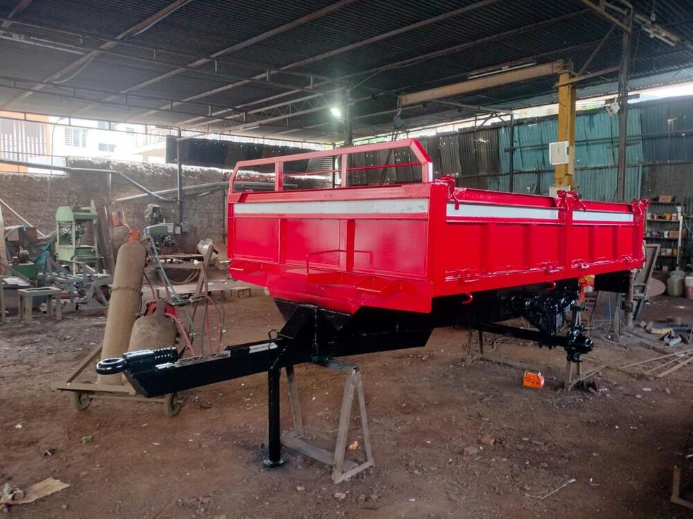Two Wheel Tipping Trailer Deluxe Heavy Duty