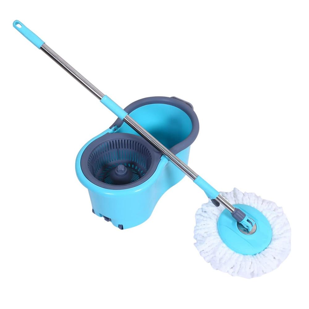 Easy Quick Spin Mop with Plastic Bucket Floor Cleaning Mop with Bucket