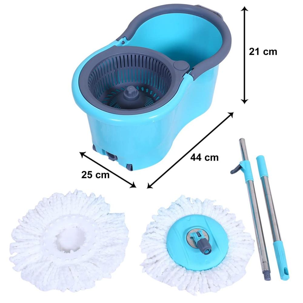 Easy Quick Spin Mop with Plastic Bucket Floor Cleaning Mop with Bucket